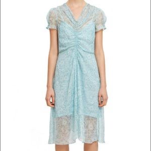 Opening Ceremony Short Sleeve Crinkle Dress
